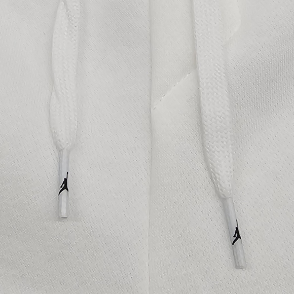 NWT Nike Air Jordan Fleece Joggers Mens Size 2XL White Orange Jumpman Drawstring - Picture 5 of 13